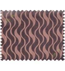 Dark brown vertical wevy polycotton main curtain designs