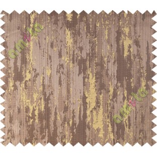 Brown yellow texture contemporry polycotton main curtain designs