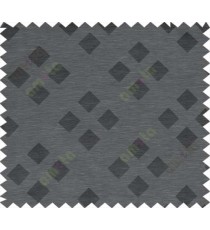 Black white geometrical square design poly sheer curtain designs