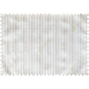 Brown white grey vertical pin stripes poly sheer curtain designs