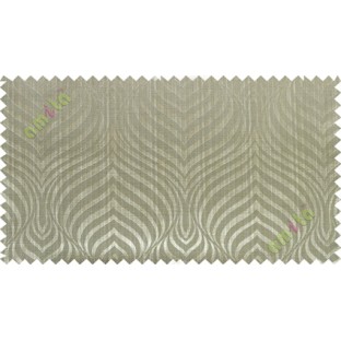Green grey color beautiful seamless retro design poly main curtain designs
