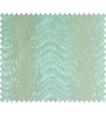 Abstract vertical line waves with rain drops turquoise blue on grey base main curtain 