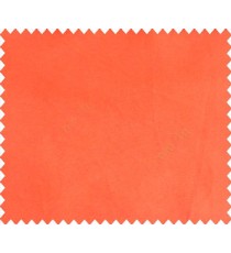 Saffron orange solid canvas look polyester main curtain