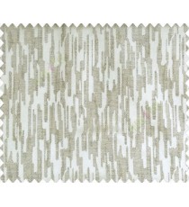 Abstract rain drops contemporary puzzle design texture grey brown main curtain