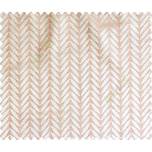 Vertical small eucalyptus leaves texture pink beige main curtain