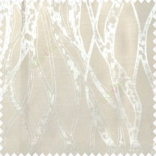 Beige color abstract vertical bold flowing network lines texture river design texture gradients polyester main curtain