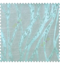 Blue beige color abstract vertical bold flowing network lines texture river design texture gradients polyester main curtain