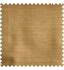 Golden copper brown color horizontal thin stripes texture finished background polyester base fabric main curtain