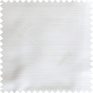 Pure white color horizontal thin stripes texture finished background polyester base fabric main curtain