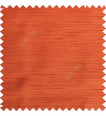 Orange color horizontal thin stripes texture finished background polyester base fabric main curtain
