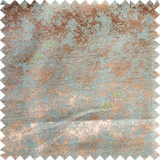 Copper brown blue color texture finished horizontal short lines broken water drops polyester main curtain