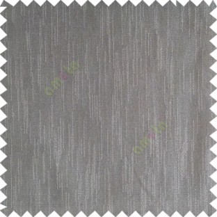 Smoke grey color complete plain vertical texture lines patternless polyester transparent background cotton finished sheer curtain