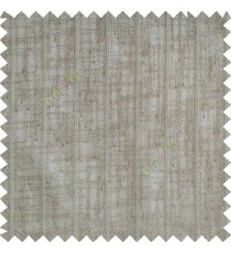 Wooden brown color vertical stripes texture base cotton finished background with transparent fabric small dots sheer curtain