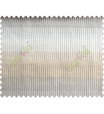 Horizontal stripes gradient silver brown crush technical polyester main curtain designs