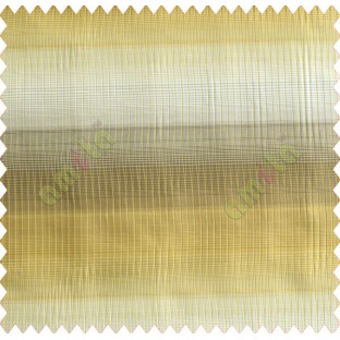 Horizontal stripes gradient lime green gold brown silver crush technical polyester main curtain designs