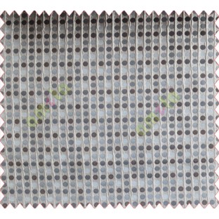 Polka dots brown grey coffee crush technical polyester main curtain designs