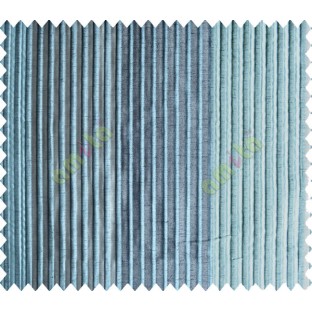 Black Blue Silver Pipe Stripes Main Poly Curtain-Designs