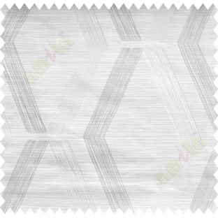 White Beige Quilt Diamond Finish Polycotton Main Curtain-Designs