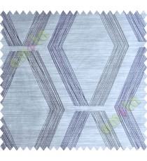 Purple Brown Quilt Diamond Finish Polycotton Main Curtain-Designs