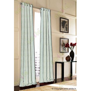 Blue Brown Grey Vertical Spiral Stripes Polycotton Main Curtain-Designs