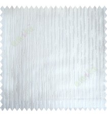 Pure White Vertical Natural Wooden Stripes Polycotton Main Curtain-Designs