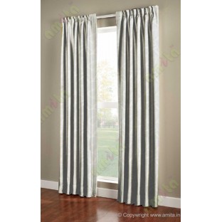 Pure White Abstract Polycotton Main Curtain-Designs