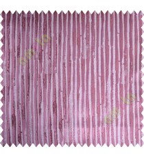 Pink Beige Vertical Natural Wooden Stripes Polycotton Main Curtain-Designs