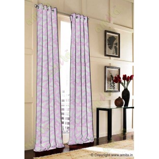 Pink Beige Abstract Polycotton Main Curtain-Designs