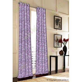 Dark Purple Abstract Polycotton Main Curtain-Designs