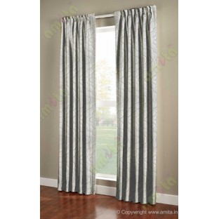 White Grey Football Cover Linen Main Curtain-Designs