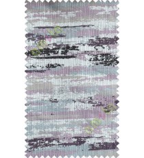 Purple Grey Silver Black Horizontal Texture Colours Main Curtain-Designs