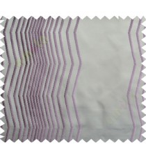 Purple Grey Vertical Zigzag Stripes Main Curtain-Designs