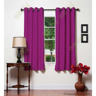 Pink Dot Hole Textures Linen Main Curtain-Designs
