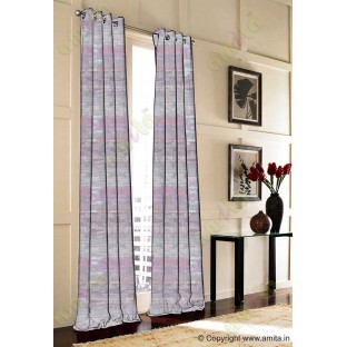 Pink Red Brown Grey Horizontal Texture Colours Main Curtain-Designs