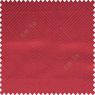 Red Color Abstract Zigzag Lines Geometric Patterns Diamond Shaped