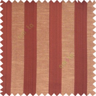 Dark chocolate brown black beige color bold vertical stripes with thin lines background polyester texture base fabric horizontal embossed lines main curtain