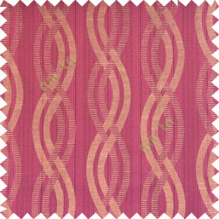 Puprle black beige color vertical weaving ropes horizontal short texture lines polyester main curtain