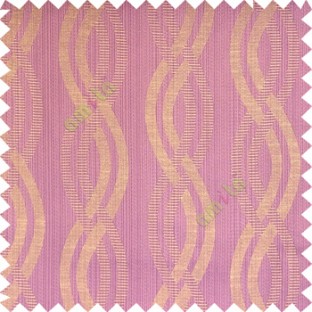 Light purple beige grey color vertical weaving ropes horizontal short texture lines polyester main curtain