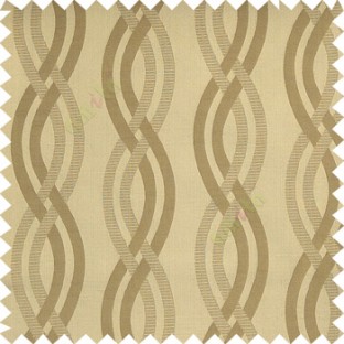 Light copper brown grey color vertical weaving ropes horizontal short texture lines polyester main curtain