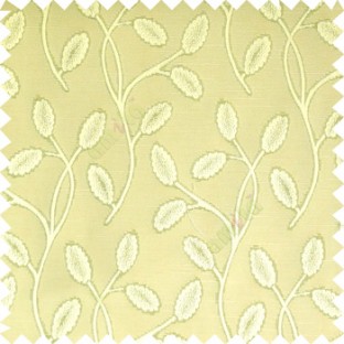 Light green cream color big sized flower buds digital twigs horizontal lines texture finished background main curtain