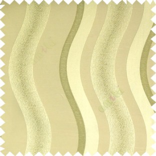 Light green cream color vertical flowing bold stripes texture base fabric horizontal short mark polyester background main curtain