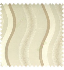 Beige cream color vertical flowing bold stripes texture base fabric horizontal short mark polyester background main curtain