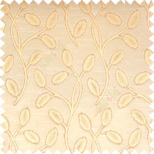 Beige cream light brown color big sized flower buds digital twigs horizontal lines texture finished background main curtain