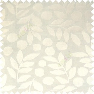 White color beautiful floral twigs circles texture leaves pattern vertical stripes horizontal lines main curtain