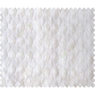 Pure White On White Base Honeycomb Like Design Continuous