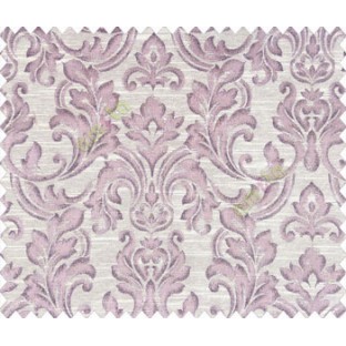 Very Large Royal Damask Oil Painting Finish Self Design Chocolate