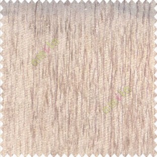 Solid plain chenille beige color texture stripes texture soft finished shiny poly sofa fabric