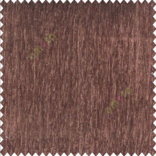 Solid plain chenille dark brown sand texture stripes texture soft finished shiny poly sofa fabric