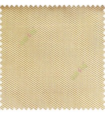Solids texture small dots brown beige color jute finished weaving pattern poly sofa fabric