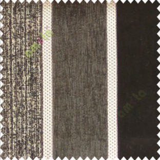 Grey black gold color bold vertical stripes texture finished chenille soft and rough touch jute weaving embossed soft lines poly sofa fabric